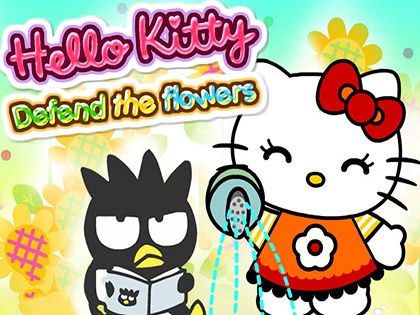 Hello Kitty Defend The Flowers